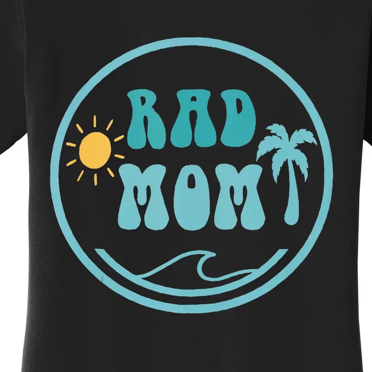 Rad Mom The Big One 1st Birthday Surf Family Matching Women's T-Shirt