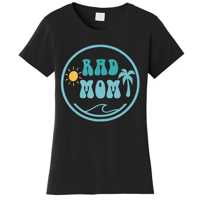 Rad Mom The Big One 1st Birthday Surf Family Matching Women's T-Shirt