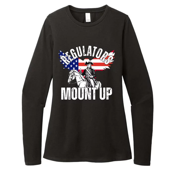 Regulators Mount Up 4th Of July Independence Day Womens CVC Long Sleeve Shirt