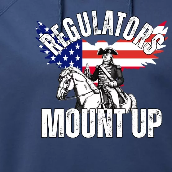 Regulators Mount Up 4th Of July Independence Day Performance Fleece Hoodie