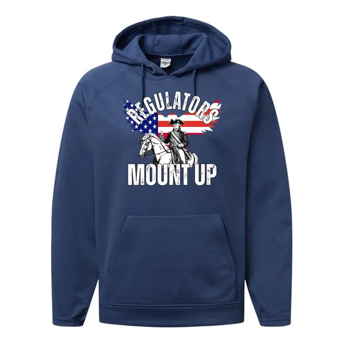 Regulators Mount Up 4th Of July Independence Day Performance Fleece Hoodie