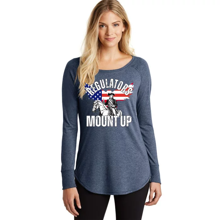 Regulators Mount Up 4th Of July Independence Day Women's Perfect Tri Tunic Long Sleeve Shirt