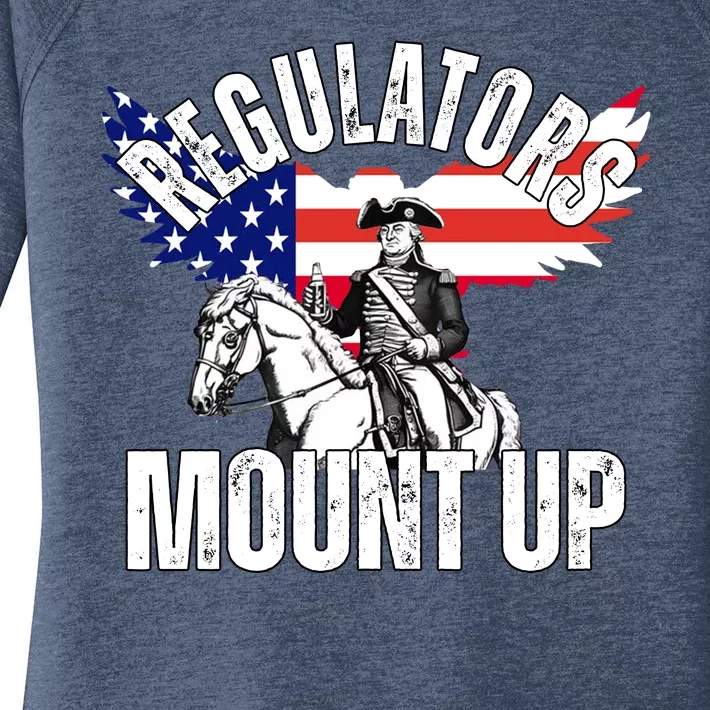 Regulators Mount Up 4th Of July Independence Day Women's Perfect Tri Tunic Long Sleeve Shirt