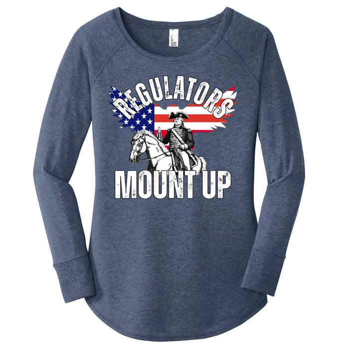 Regulators Mount Up 4th Of July Independence Day Women's Perfect Tri Tunic Long Sleeve Shirt