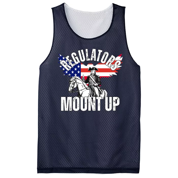 Regulators Mount Up 4th Of July Independence Day Mesh Reversible Basketball Jersey Tank