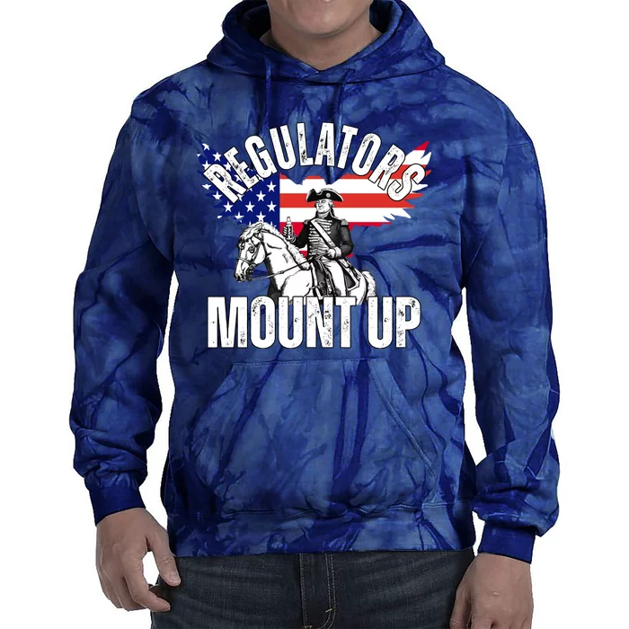 Regulators Mount Up 4th Of July Independence Day Tie Dye Hoodie