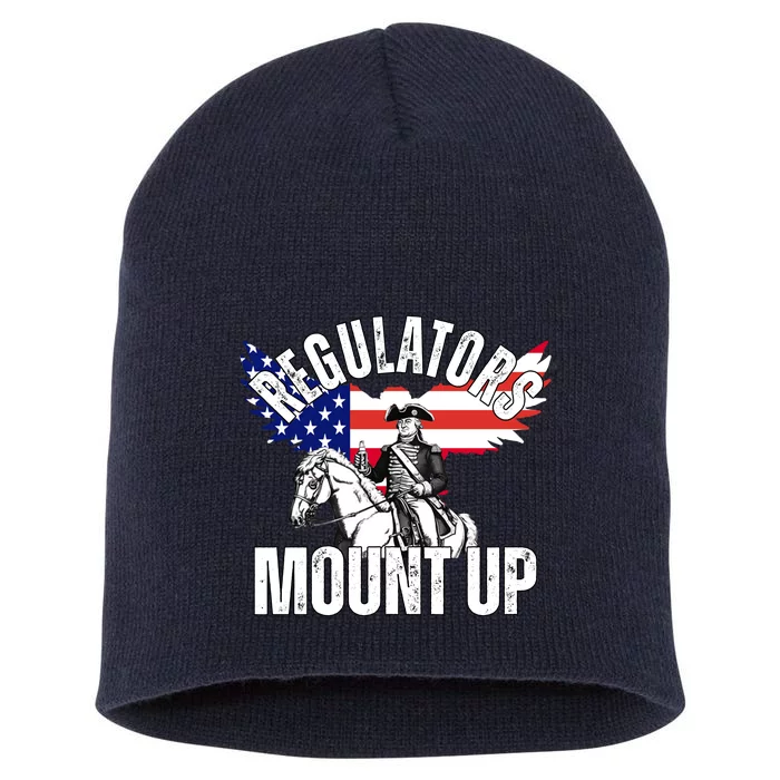 Regulators Mount Up 4th Of July Independence Day Short Acrylic Beanie