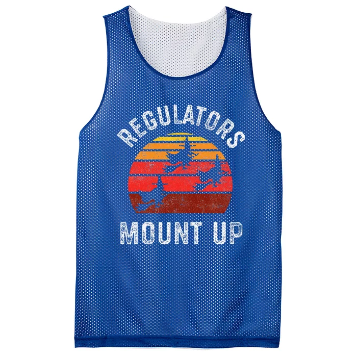 Regulators Mount Up Funny Halloween Witch Mesh Reversible Basketball Jersey Tank