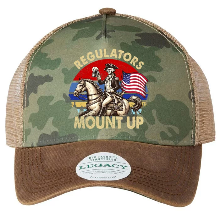 Regulators Mount Up 4th Of July Independence Day Legacy Tie Dye Trucker Hat