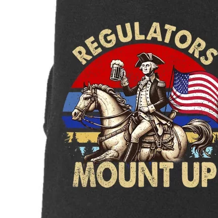 Regulators Mount Up 4th Of July Independence Day Doggie 3-End Fleece Hoodie