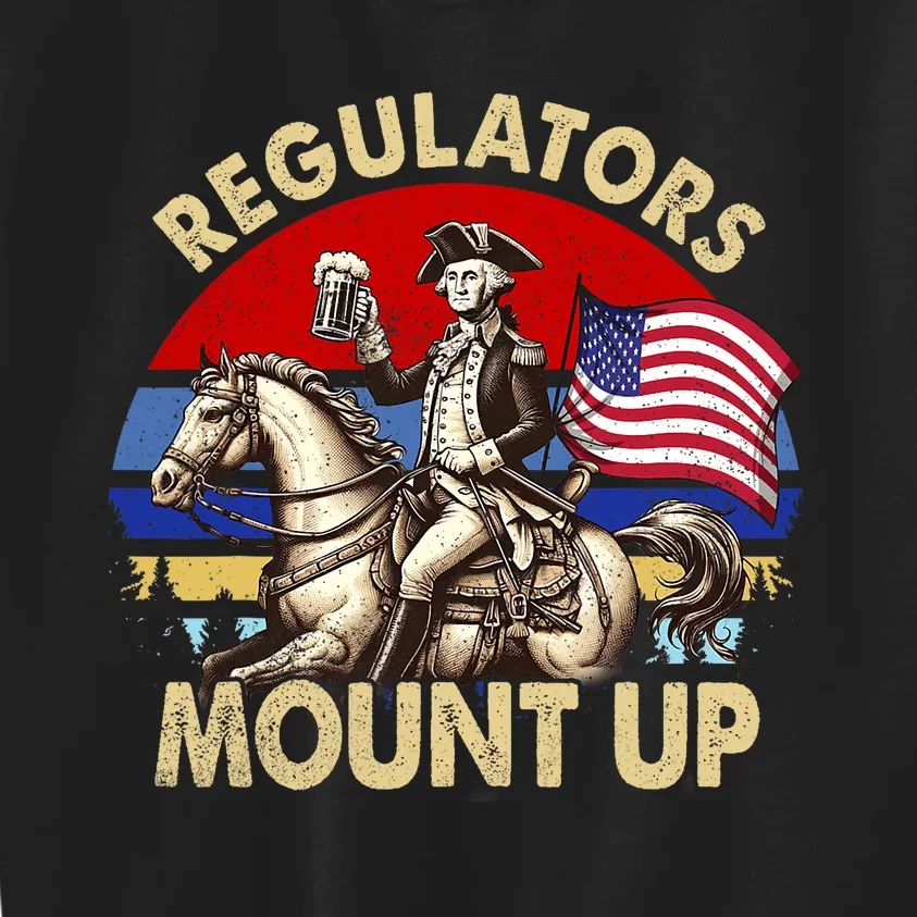 Regulators Mount Up 4th Of July Independence Day Kids Sweatshirt