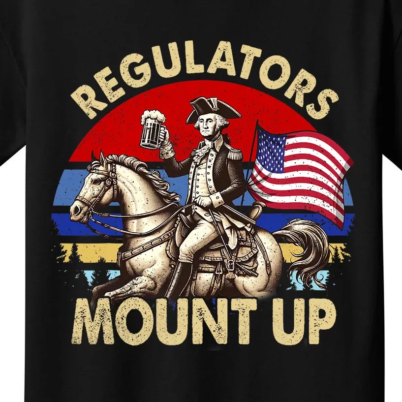 Regulators Mount Up 4th Of July Independence Day Kids T-Shirt