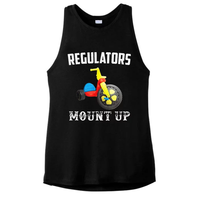 Regulators Mount Up Funny Hip Hop Rap Ladies Tri-Blend Wicking Tank