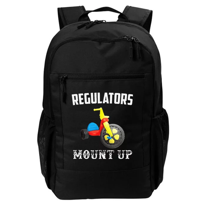 Regulators Mount Up Funny Hip Hop Rap Daily Commute Backpack