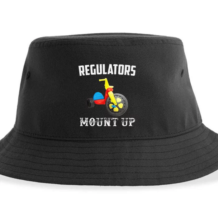 Regulators Mount Up Funny Hip Hop Rap Sustainable Bucket Hat