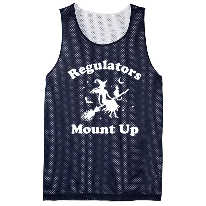 Regulators Mount Up Funny Halloween Mesh Reversible Basketball Jersey Tank