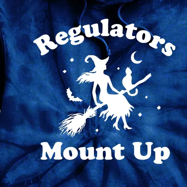 Regulators Mount Up Funny Halloween Tie Dye Hoodie