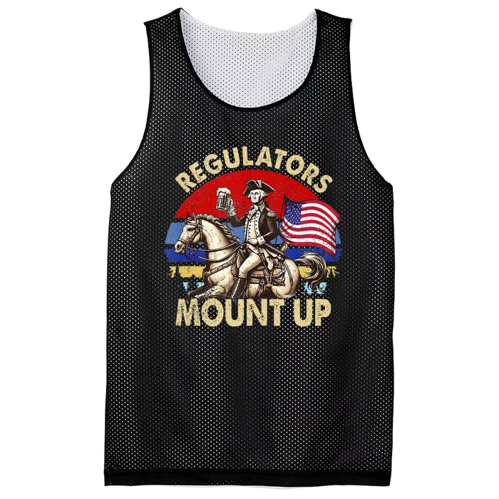 Regulators Mount Up 4th Of July Independence Mesh Reversible Basketball Jersey Tank