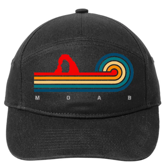 Retro Moab Utah 7-Panel Snapback Hat