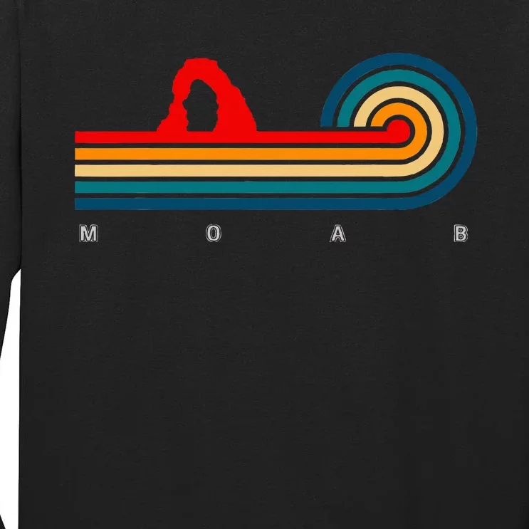 Retro Moab Utah Tall Long Sleeve T-Shirt