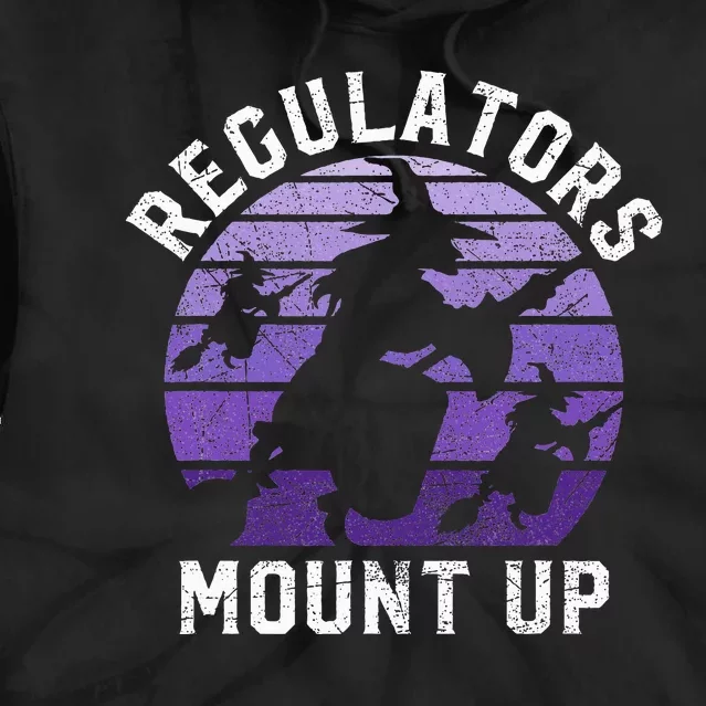 Regulators Mount Up Halloween Witch Tie Dye Hoodie