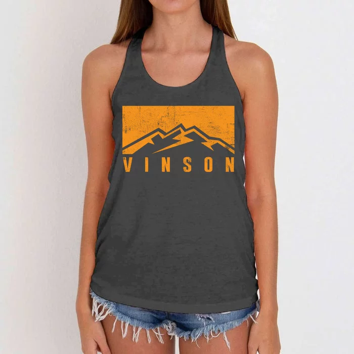 Rustic Mount Vinson Women's Knotted Racerback Tank