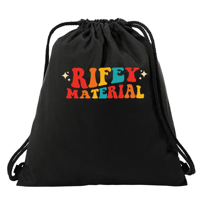 Rifey Material Vintage Drawstring Bag