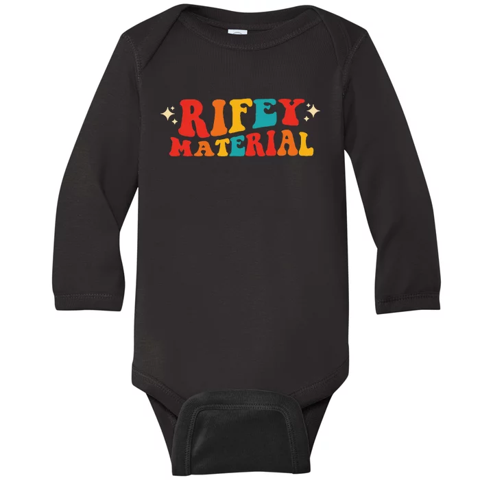 Rifey Material Vintage Baby Long Sleeve Bodysuit