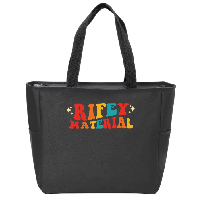 Rifey Material Vintage Zip Tote Bag