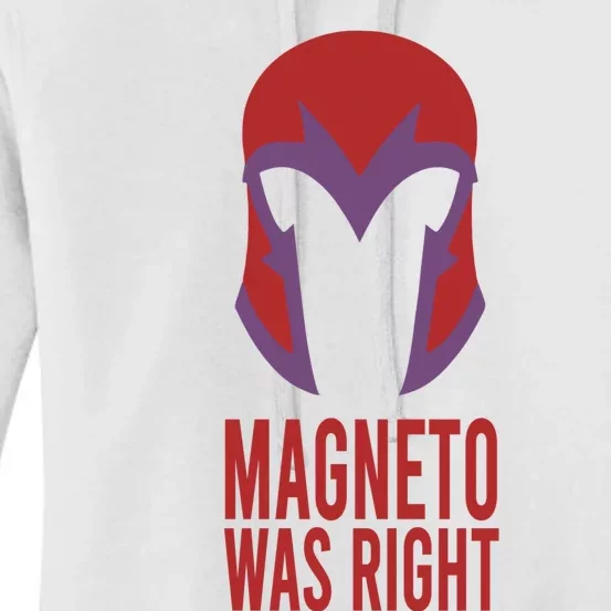 Retro Magneto Was Right Women's Pullover Hoodie