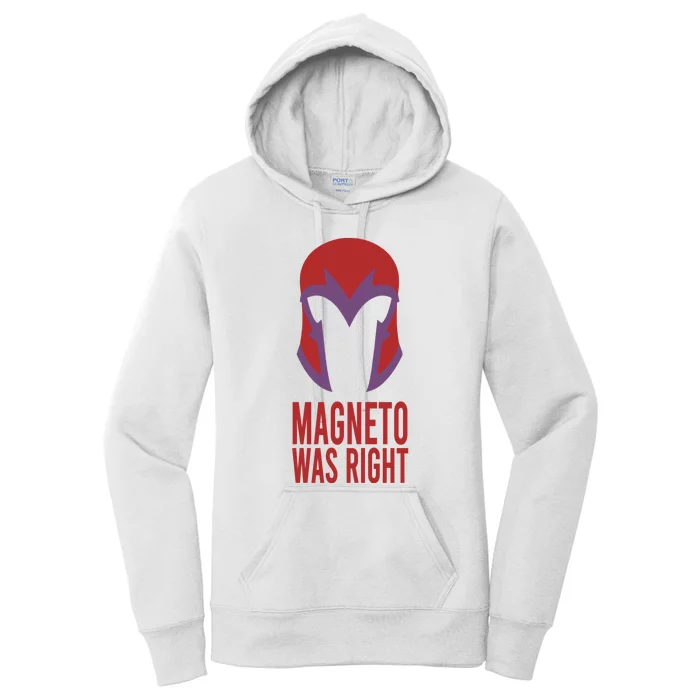 Retro Magneto Was Right Women's Pullover Hoodie