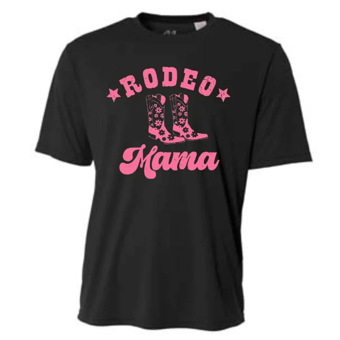 Rodeo Mama Western Mommy First Birthday Mother Day Gift Cooling Performance Crew T-Shirt