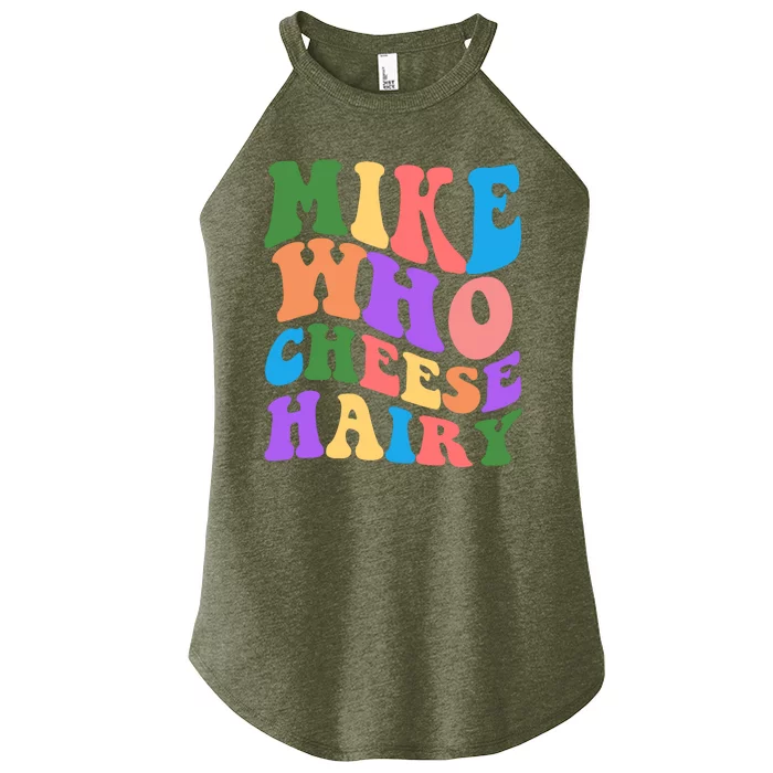 Retro Mike Who Cheese Hairy Women’s Perfect Tri Rocker Tank