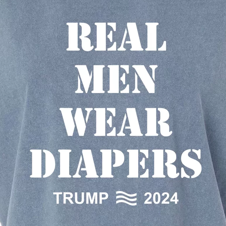 Real Man Wear Diapers Trump 2024 Garment-Dyed Women's Muscle Tee