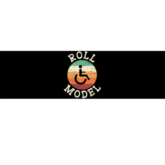 Role Model Wheelchair User Handicap Ampu PWD Disabled Bumper Sticker