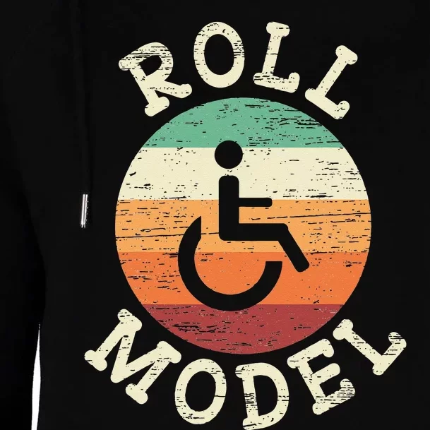 Role Model Wheelchair User Handicap Ampu PWD Disabled Womens Funnel Neck Pullover Hood