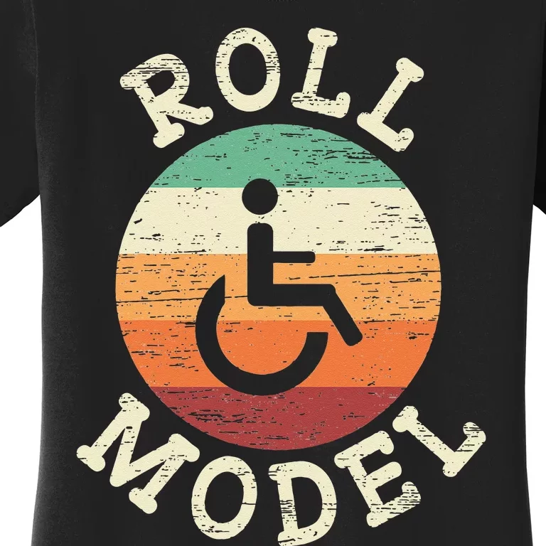 Role Model Wheelchair User Handicap Ampu PWD Disabled Women's T-Shirt