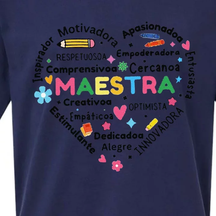 Retro Maestra WordTeach Love Sueded Cloud Jersey T-Shirt