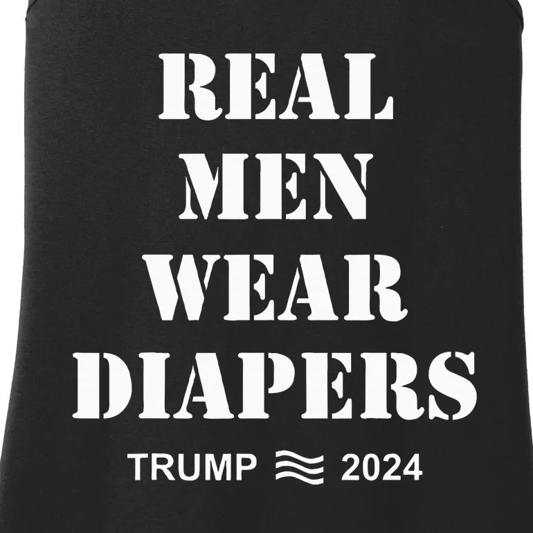 Real Me.N Wear Diapers Trump 2024 Ladies Essential Tank