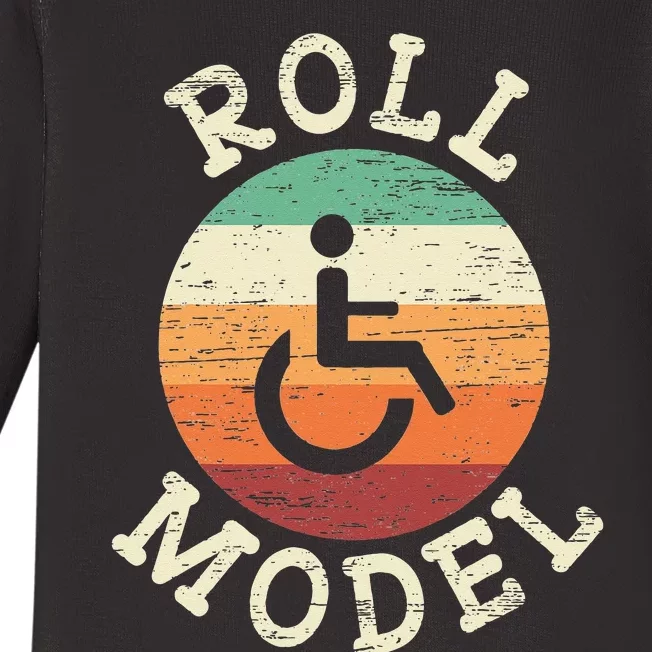 Role Model Wheelchair User Handicap Ampu PWD Disabled Baby Long Sleeve Bodysuit