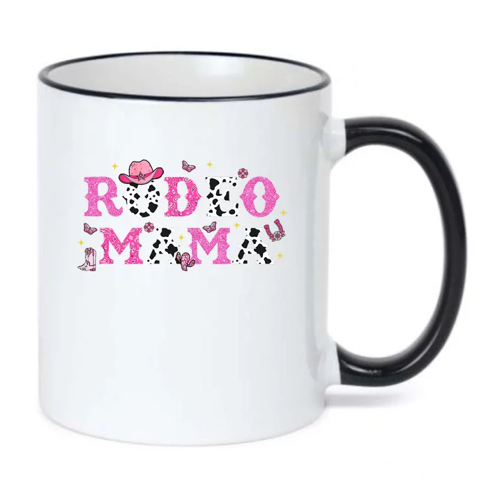 Rodeo Mama Western Cowgirl Rodeo Party Bday Girl Party Black Color Changing Mug