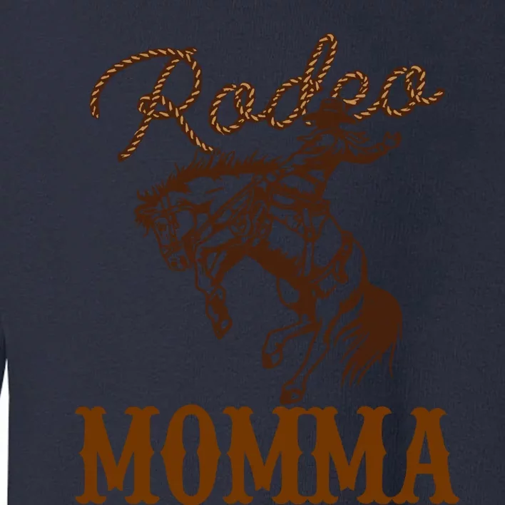 Rodeo Momma Western Cowboy Toddler Sweatshirt