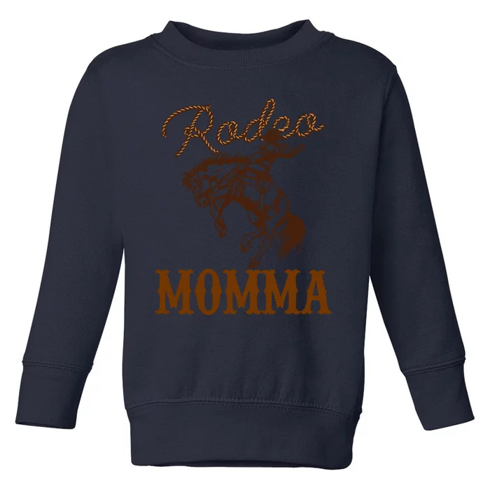 Rodeo Momma Western Cowboy Toddler Sweatshirt