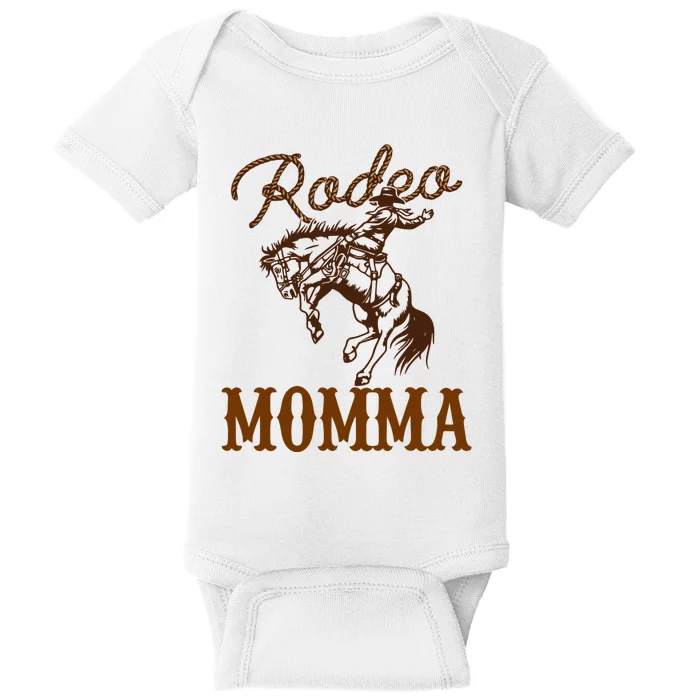 Rodeo Momma Western Cowboy Baby Bodysuit