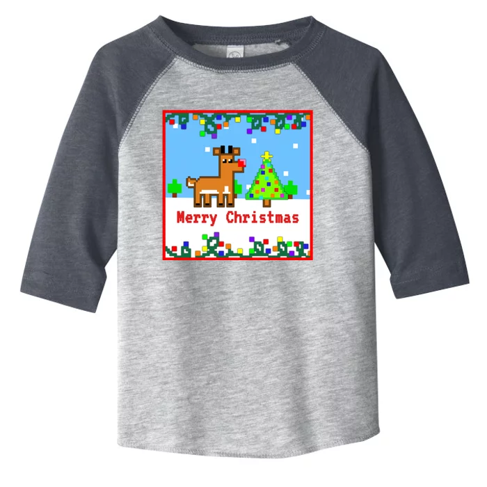 Rudolph Merry Xmas Toddler Fine Jersey T-Shirt