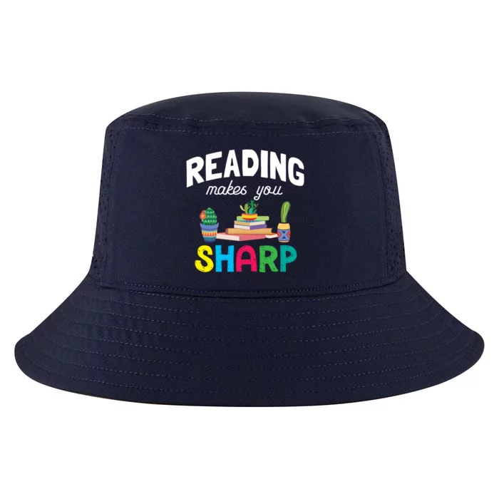 Reading Makes You Sharp Bookish Book Reader Read A Book Day Cute Gift Cool Comfort Performance Bucket Hat