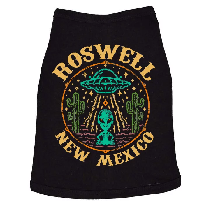 Roswell Nm 1947 Funny Roswell Aviation Gifts New Mexico 51 Doggie Tank