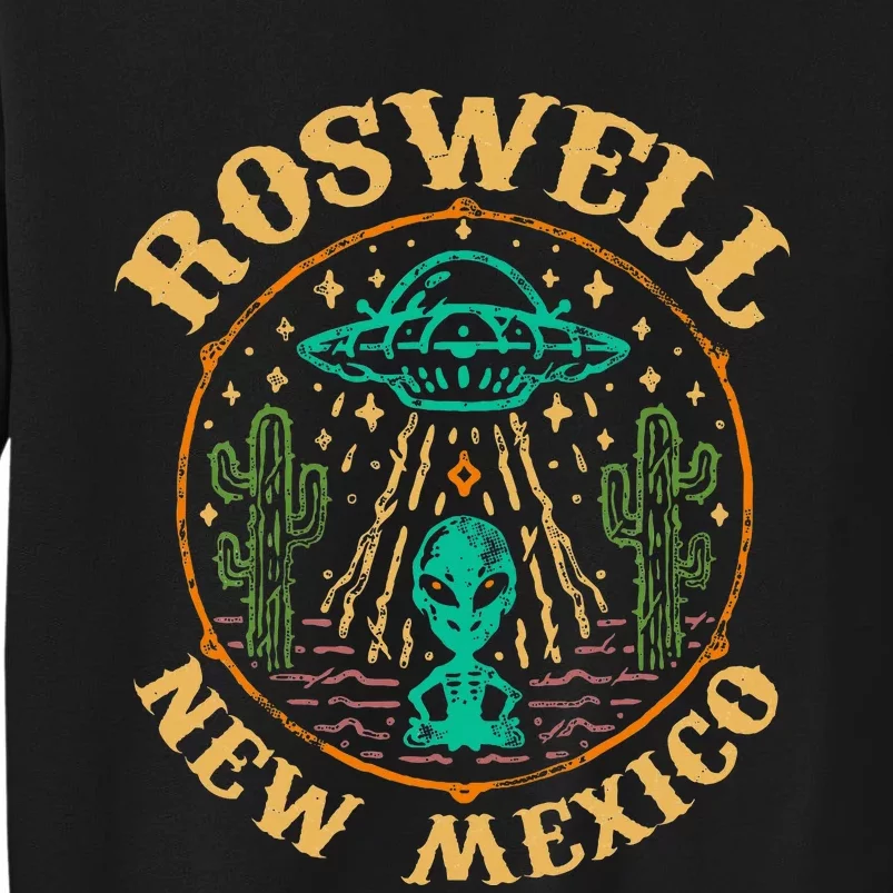 Roswell Nm 1947 Funny Roswell Aviation Gifts New Mexico 51 Tall Sweatshirt