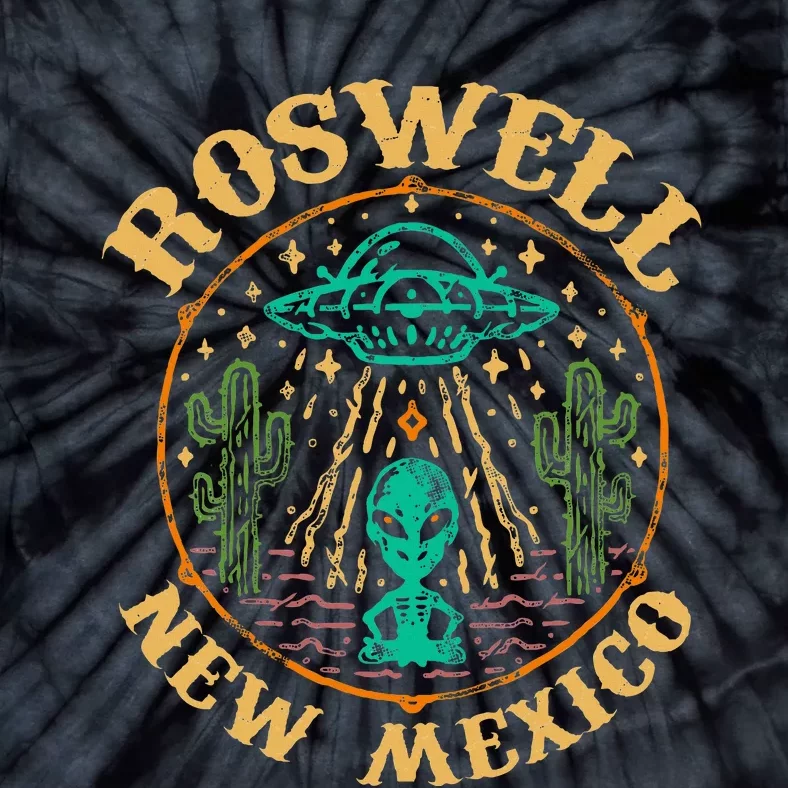 Roswell Nm 1947 Funny Roswell Aviation Gifts New Mexico 51 Tie-Dye T-Shirt