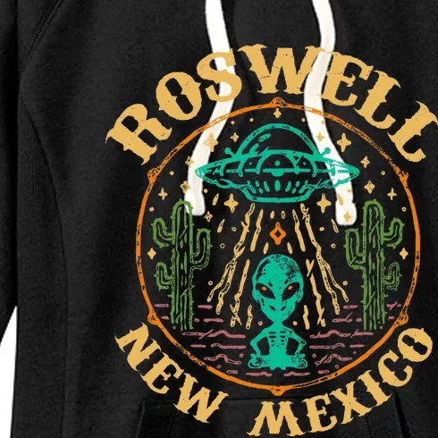 Roswell NM 1947 Funny Roswell Aviation Gifts New Mexico 51 Women's Fleece Hoodie